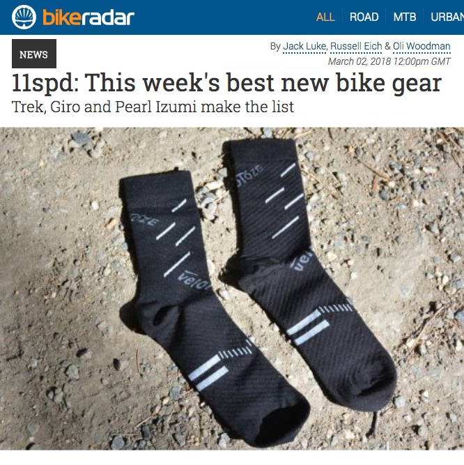 Cycling Socks make BikeRadar Best New Bike Gear List