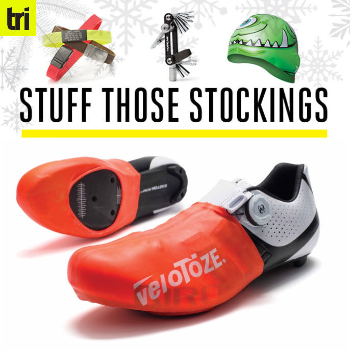 Triathlete Magazine includes Toe Covers in Stocking Stuffer List