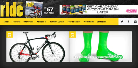 veloToze makes Australia's Ride Cycling Review's Friday Favourites list
